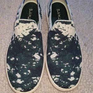 BNIB Rothy's Sea Green sneakers Sz 10